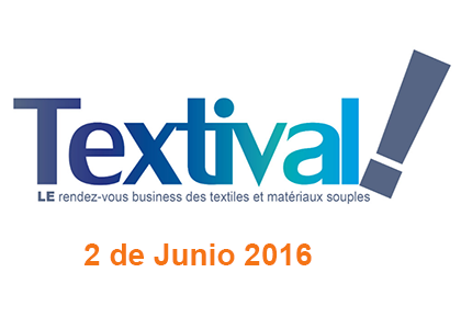 Logo de la feria Textival 2016 en Lyon